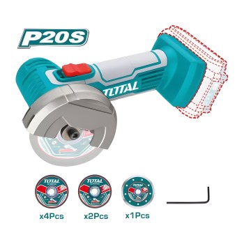 Mini rebarbadora angular a bateria TAGLI76011 | 20 V