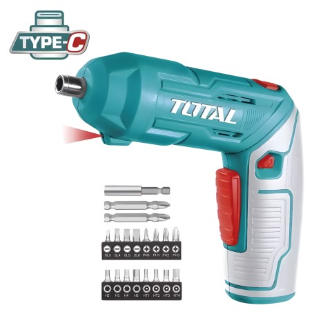 Chave de parafusos articulada a bateria TSDLI0442 | 4 V