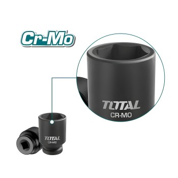 Set of 10 Sockets 1/2''  THISTD12101 | CrMo - Chrome-Molybdenum