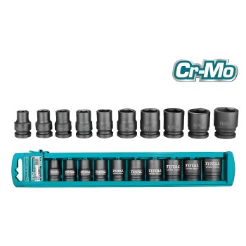 Jogo de 10 chaves de caixa 1/2'' THISTD12101 | CrMo - Cromo-molibdénio