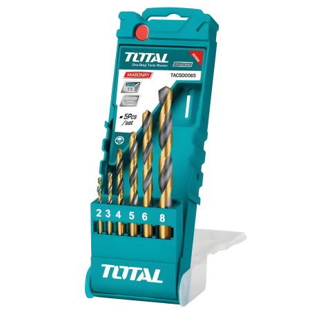 Jogo de 6 brocas para metal TACSD0065 | HSS