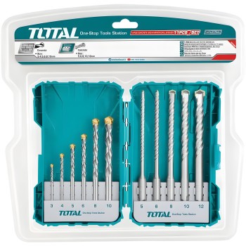 Jogo de 11 brocas SDS Plus para betão TACSDL31101 | HSS