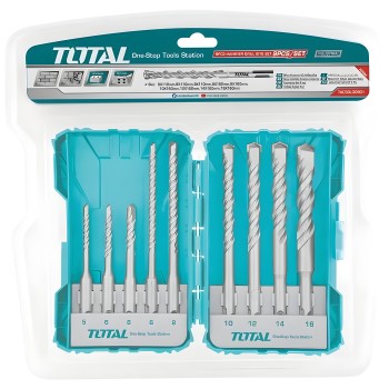 Jogo de 9 brocas SDS Plus para betão TACSDL30901 | HSS