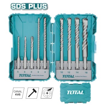 Jogo de 9 brocas SDS Plus para betão TACSDL30901 | HSS