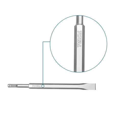 SDS PLUS chisel TAC15121411 | 250 x 20 mm | Chrome-molybdenum (Cr-Mo)