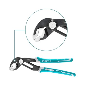 Alicate de bico de crocodilo THTJ381006 | 250 x 45 mm | Cromo-vanádio (Cr-V)