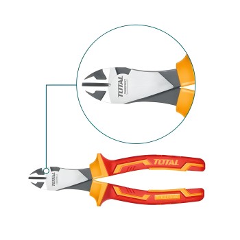 Alicate de corte isolado reforçado  THTIP2571 | 180 mm | Cromo-vanádio (Cr-V)