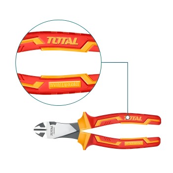 Alicate de corte isolado reforçado  THTIP2571 | 180 mm | Cromo-vanádio (Cr-V)