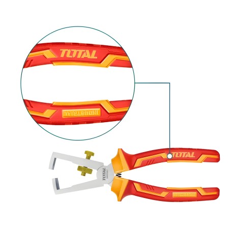 Alicate isolado descarnador de fios  THTIP2661 | 160 mm | Cromo-vanádio (Cr-V)