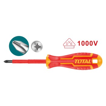 Chave de fendas isolada Phillips THTISPH | PH1 x 80 mm | Cromo-vanádio (Cr-V)