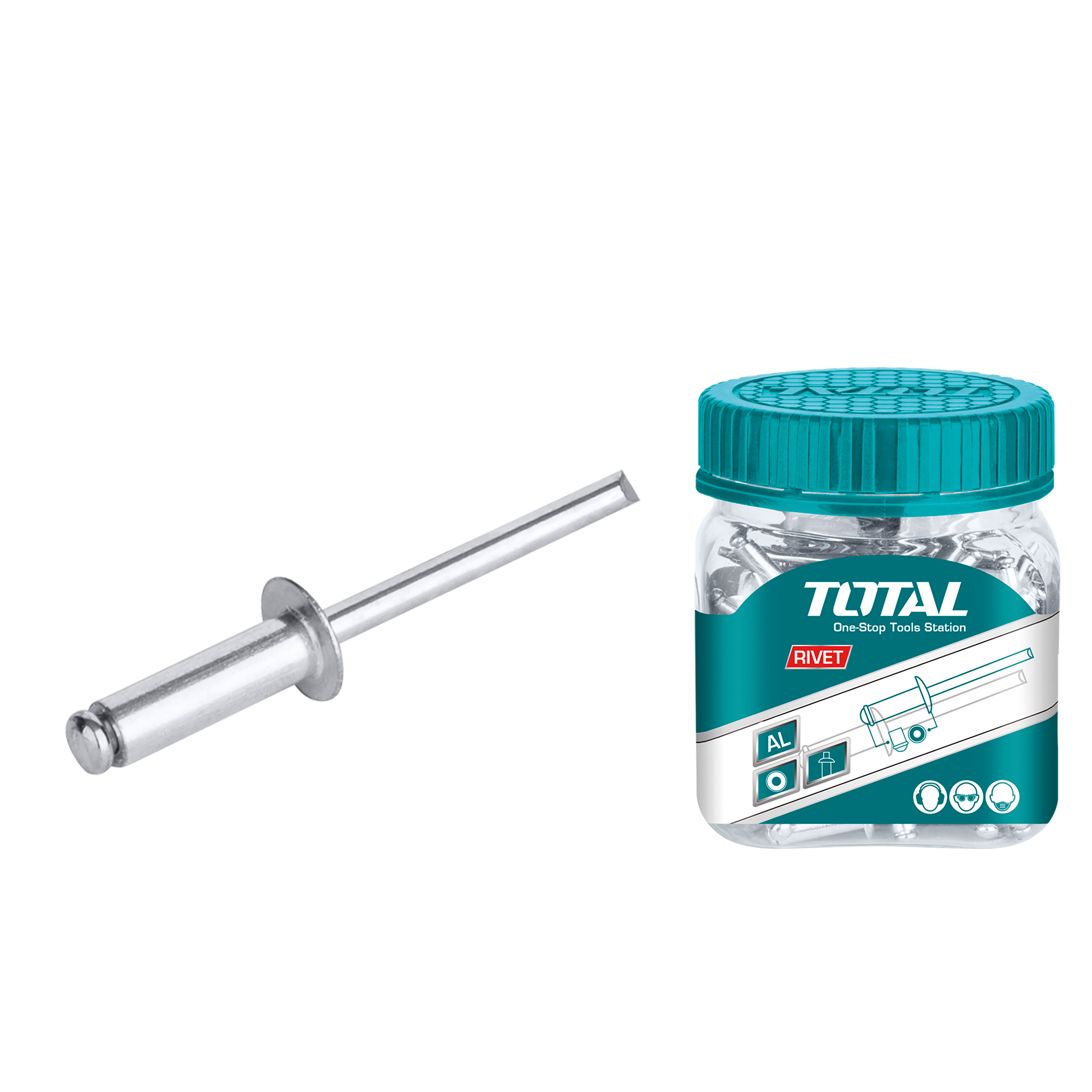 Rebites WJRT | 3,2 x 8 mm | Alumínio