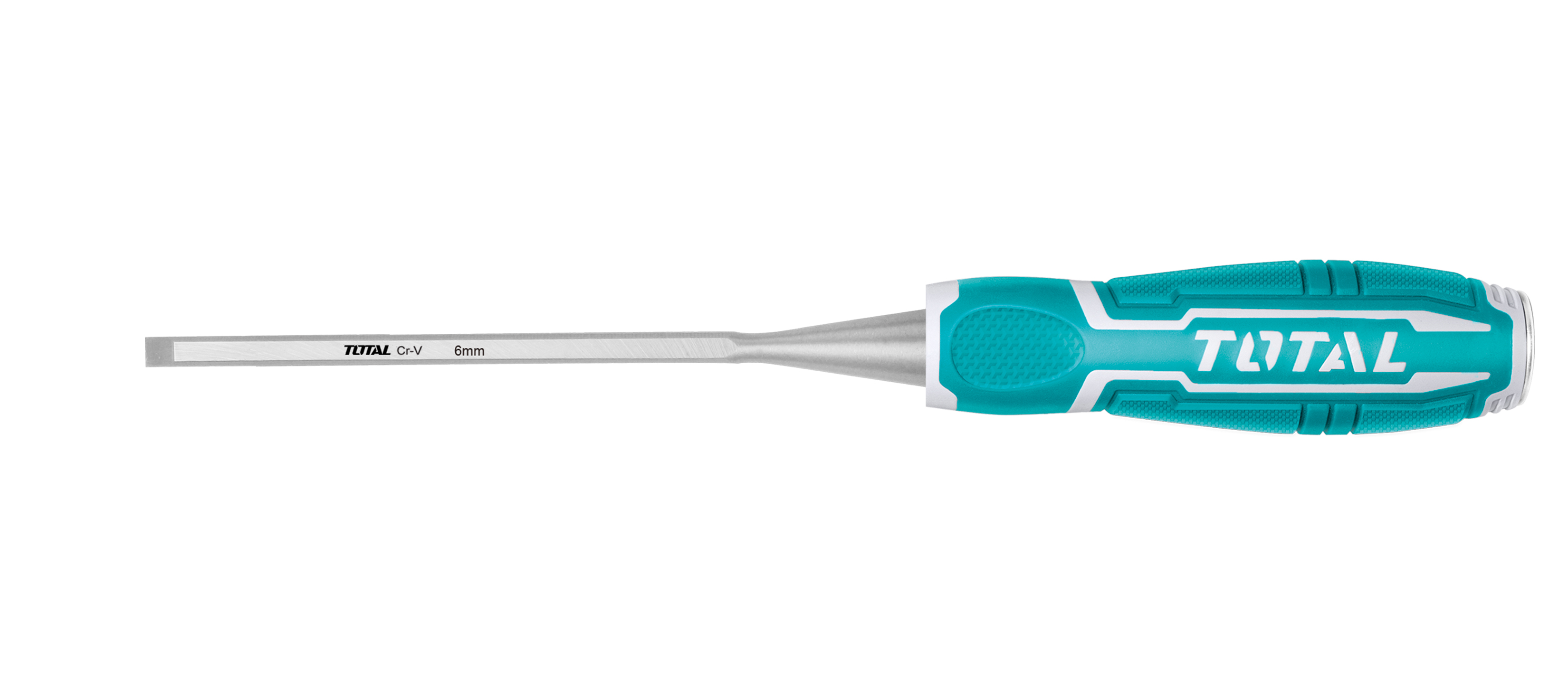 Formão para madeira THT41 | 6 x 140 mm | Cromo-vanádio (Cr-V)