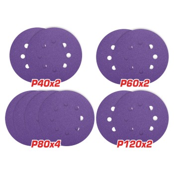 Jogo de folhas abrasivas redondas TAC73150103 | Ø150 mm