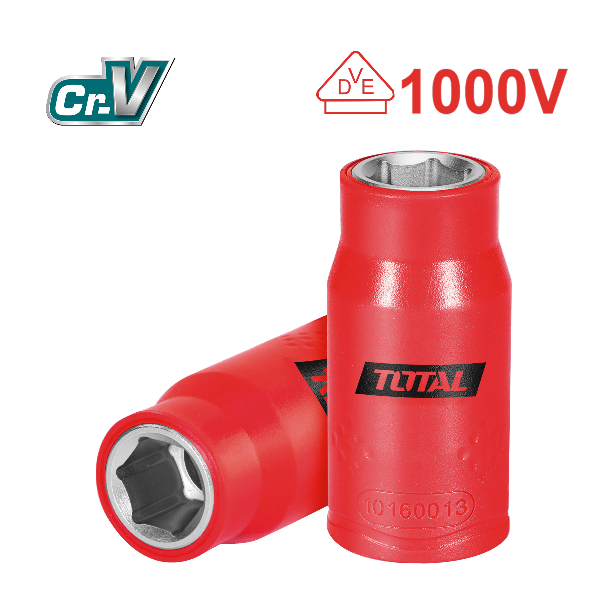 Caixa hexagonal 1/2'' isolada THIHAST12 | 12 mm | Cromo-vanádio (Cr-V)