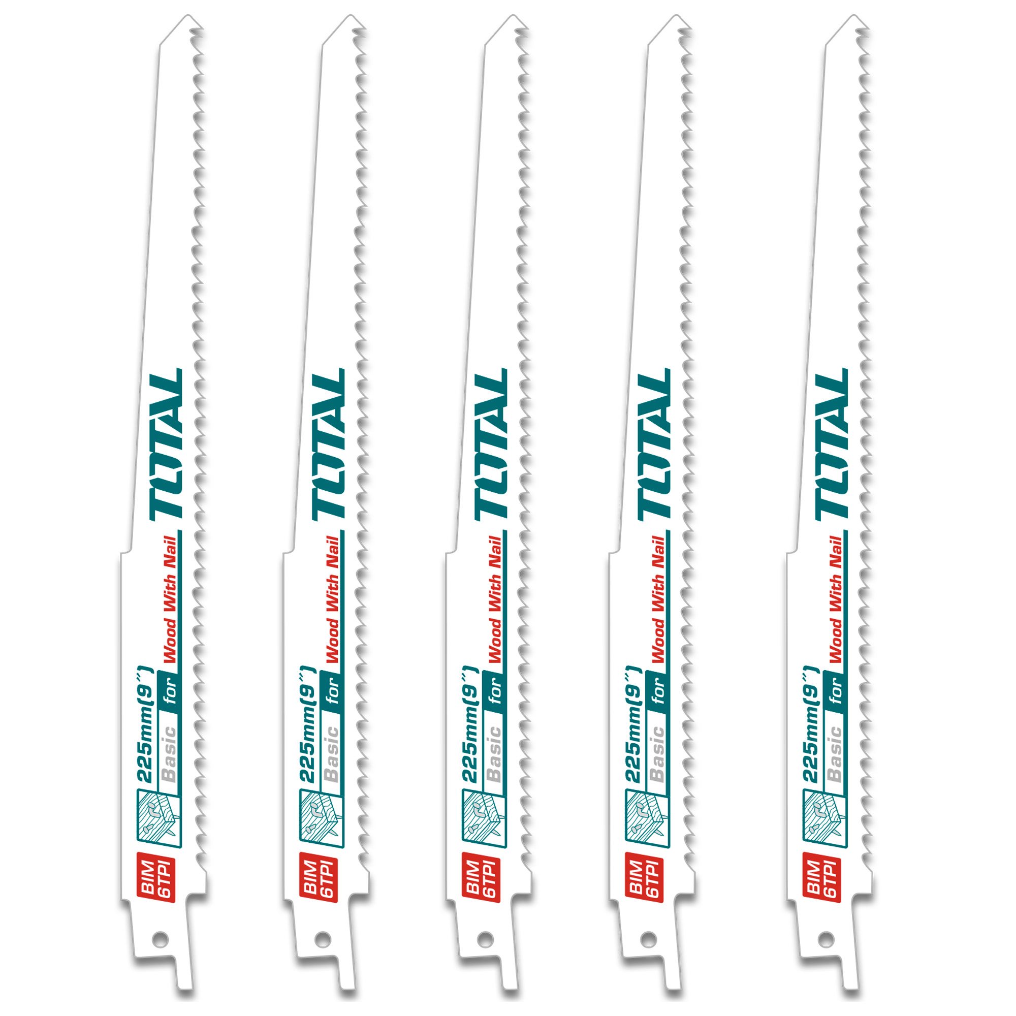 Lâminas de sabre TRSB1111DF | 225 x 19 x 1,2 mm