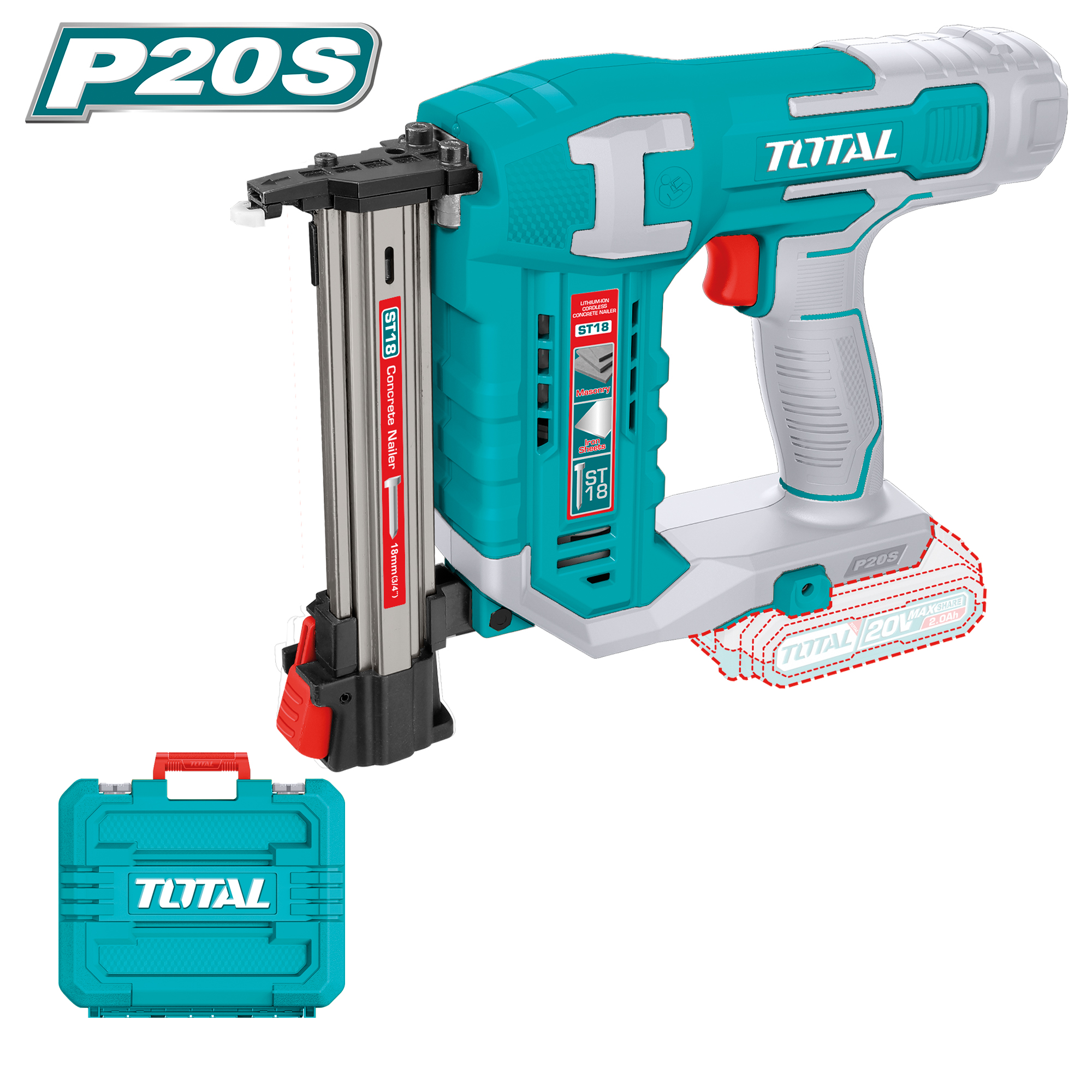 Pregadeira a bateria TCSTLI3805 | 20 V