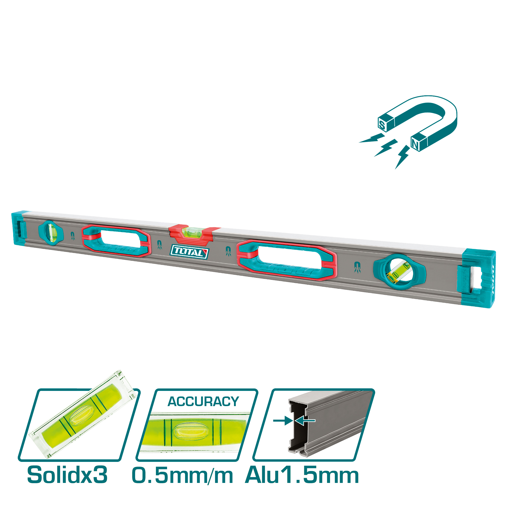 Nível magnético TMT2 | 80 cm