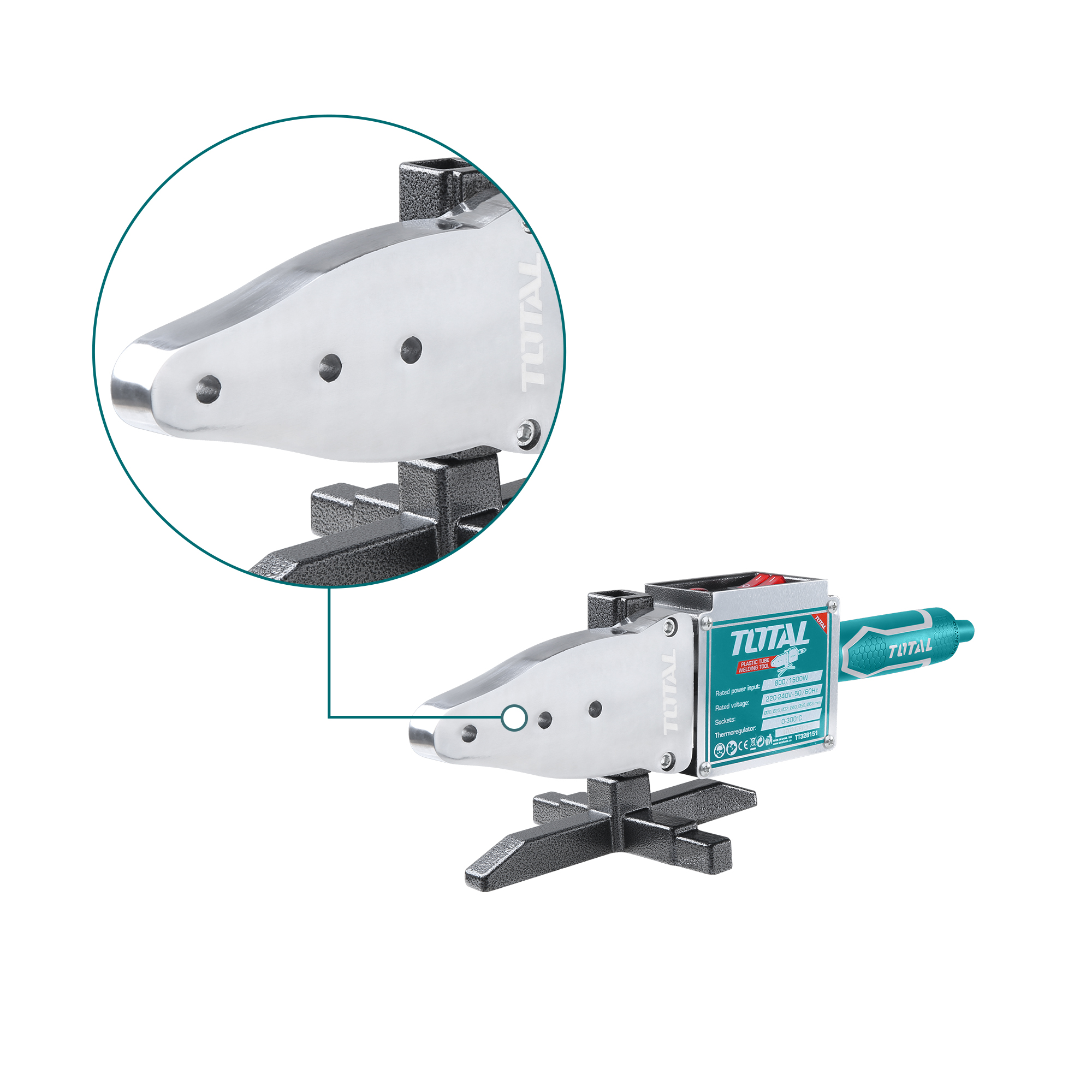 Aparelho de termofusão para tubos TT328151 | 1500 W