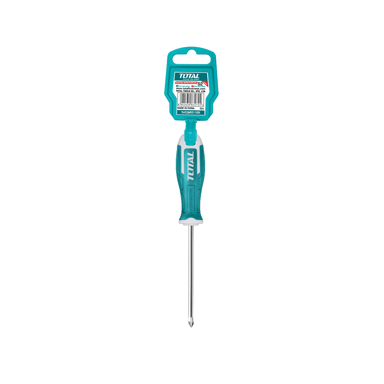 Chave de fendas Pozidrive THT26PZ | PZ1 x 100 mm | Aço