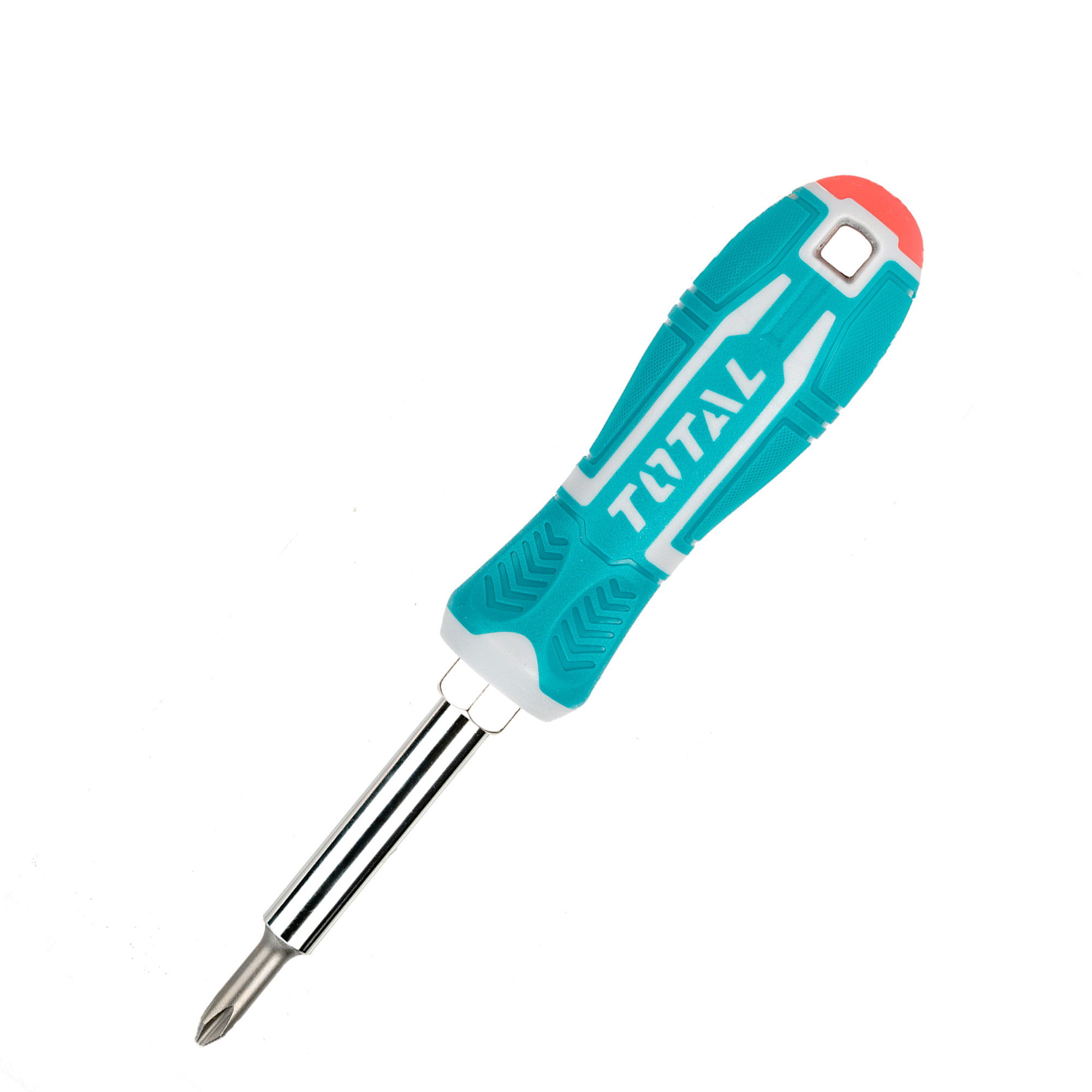 Screwdriver with 6 interchangeable bits  THT2506076 | Chrome-vanadium (Cr-V)