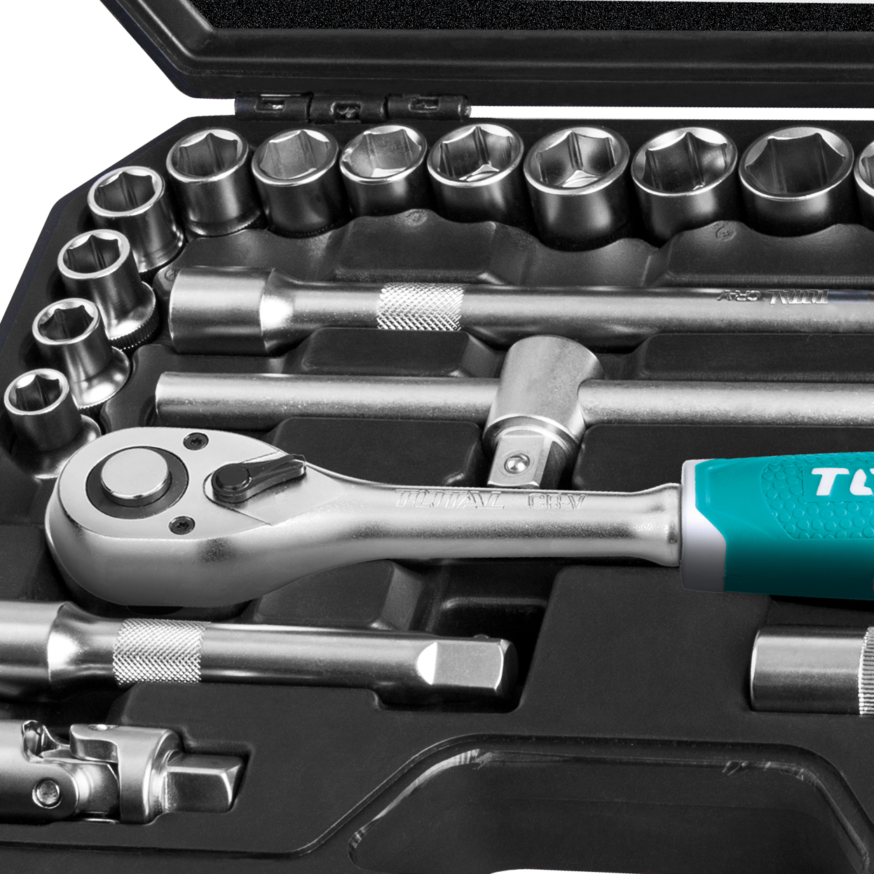 Maleta de tomadas THT121251 | 25 Peças