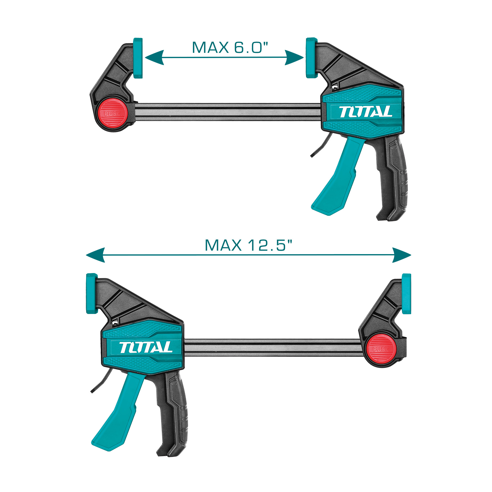 Grampo automático THT134060 | 450 x 63 mm | Plástico
