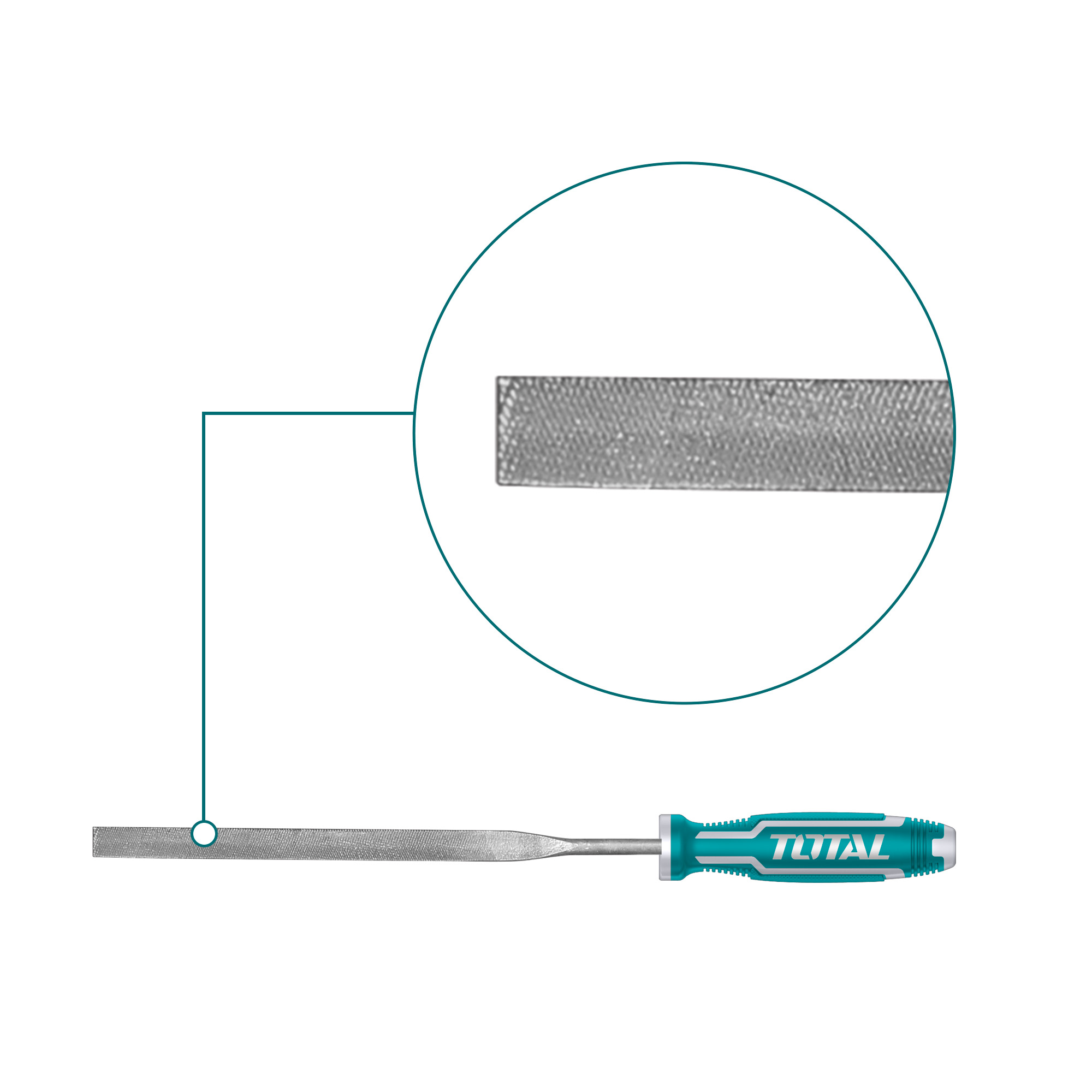 Jogo de 6 limas THT91462 | 140 mm