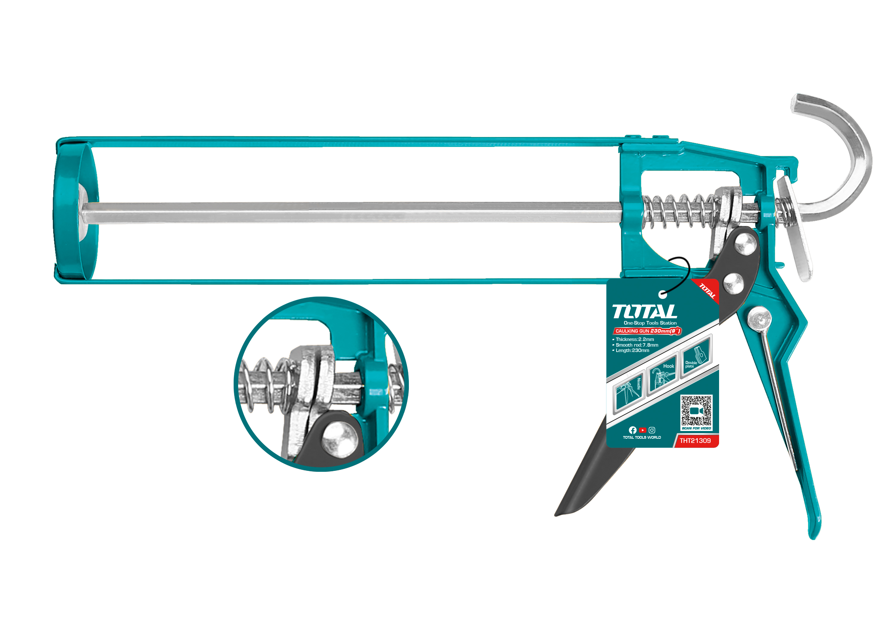 Pistola de silicone THT21309 | 230 mm
