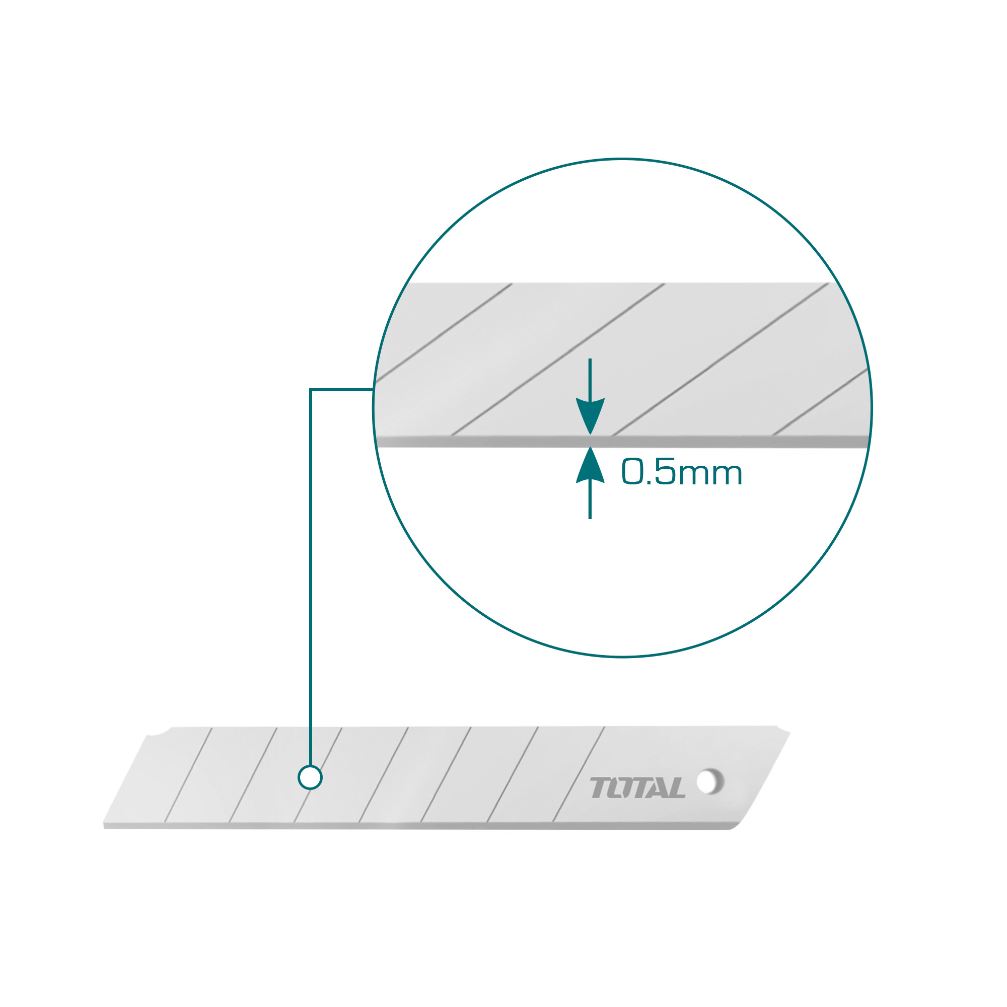 Lâminas de substituição para cutter THT519112 | 18 x 100 mm