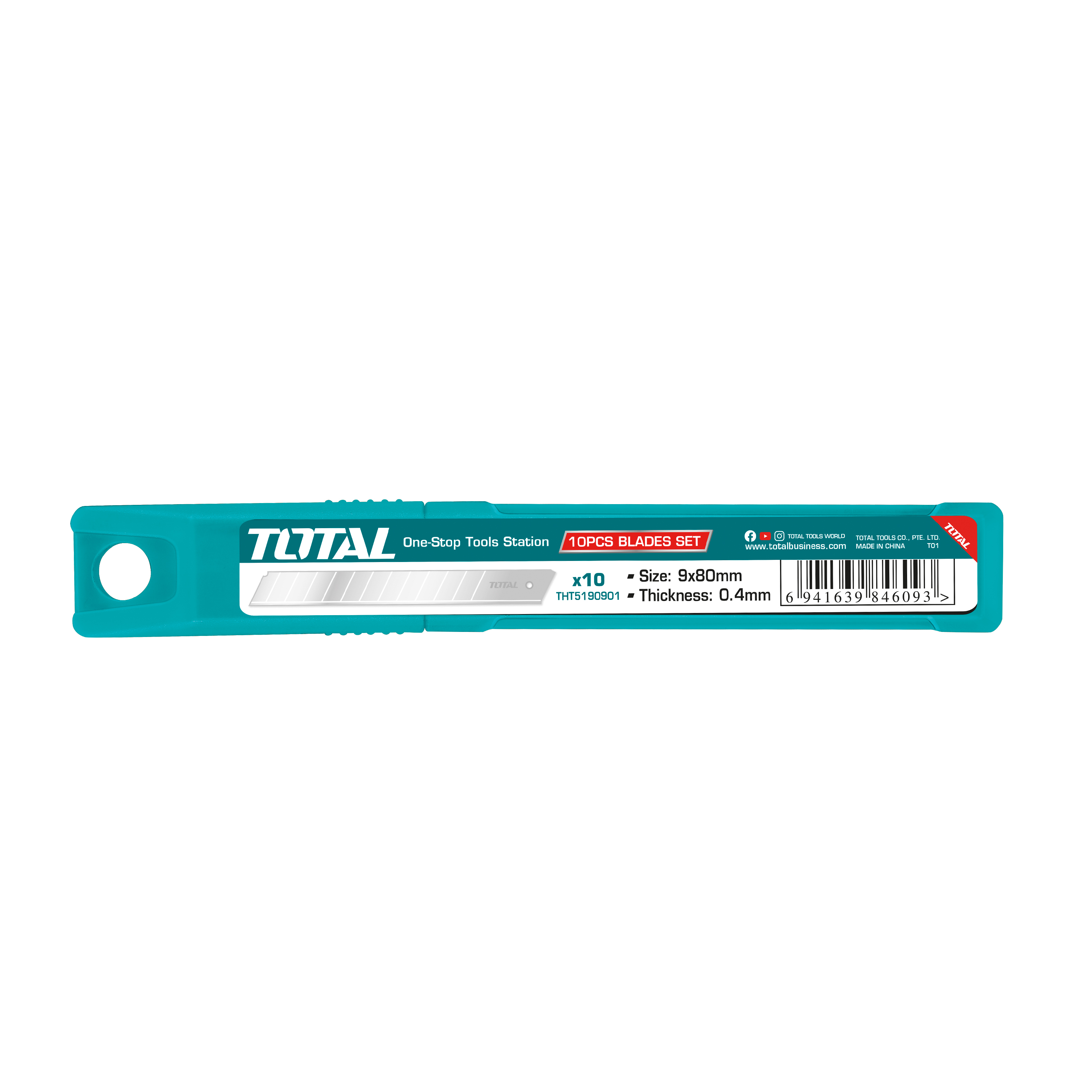 Lâminas de substituição para corta-tudo THT5190901 | 9 x 80 mm