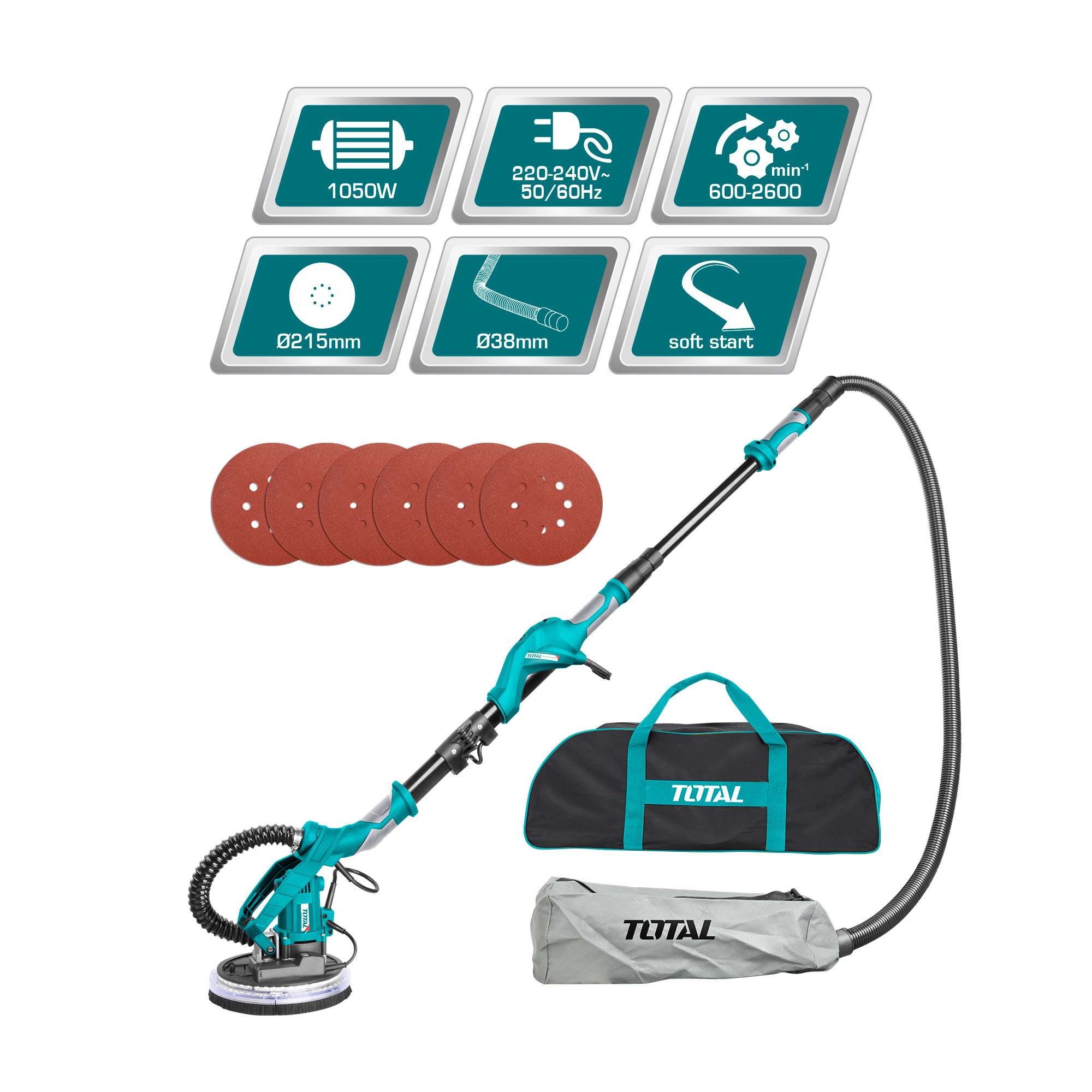 Lixadeira de parede TWS10501 | 1050 W