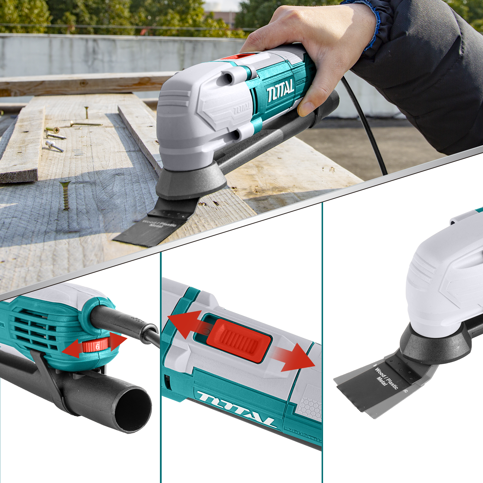 Conjunto de lâminas para ferramenta multifunções TAKTMT1502