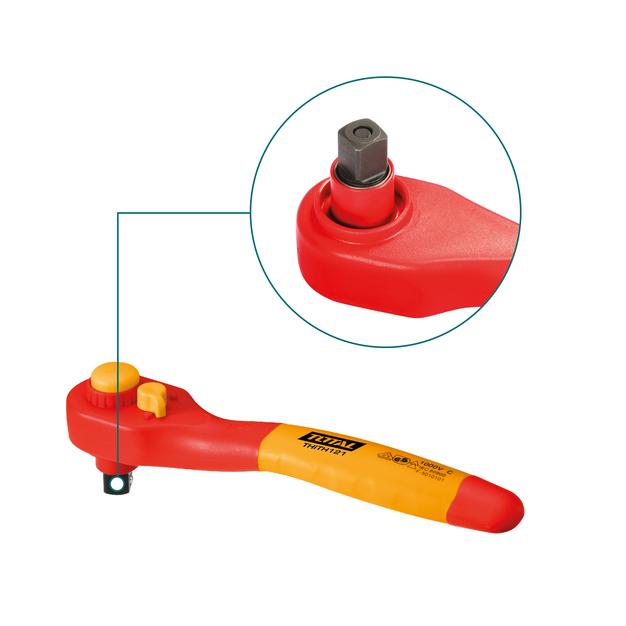 Chave de roquete isolada THIRTH121 | 250 mm