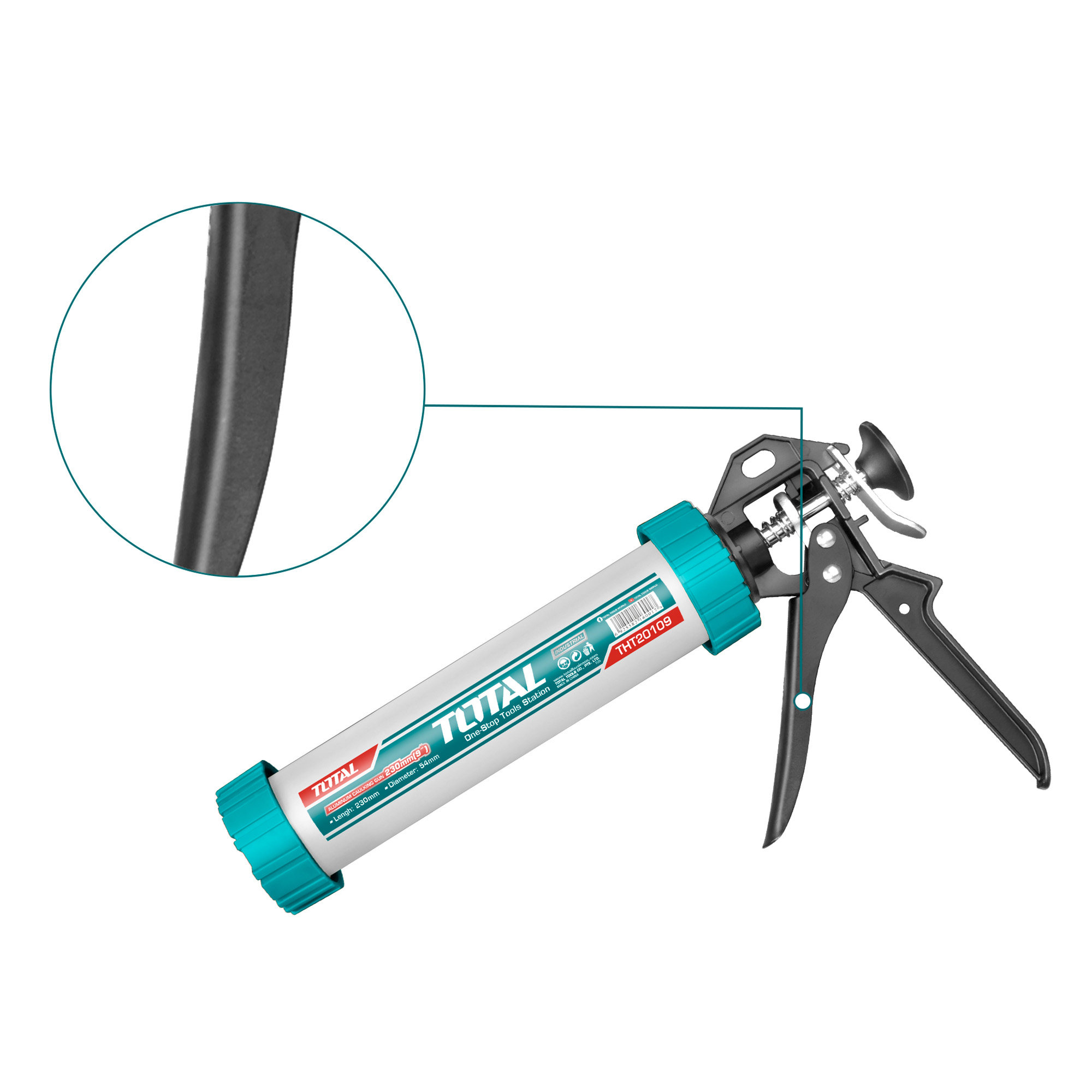 Pistola de silicone THT201 | 305 mm