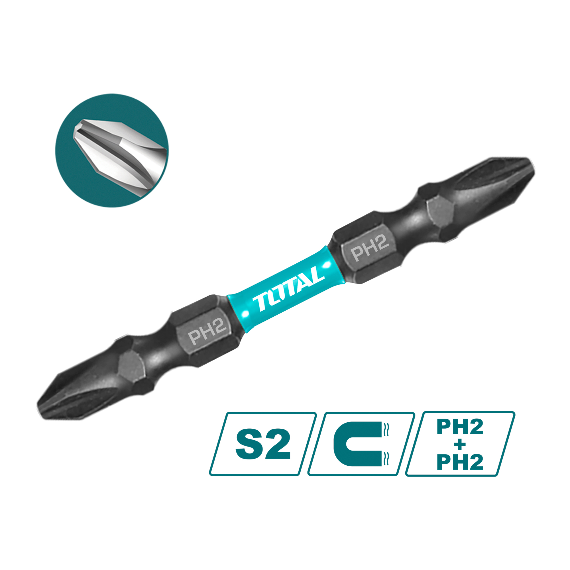Embouts - PH2 / PH2  TACIM16PH233 | 65 mm