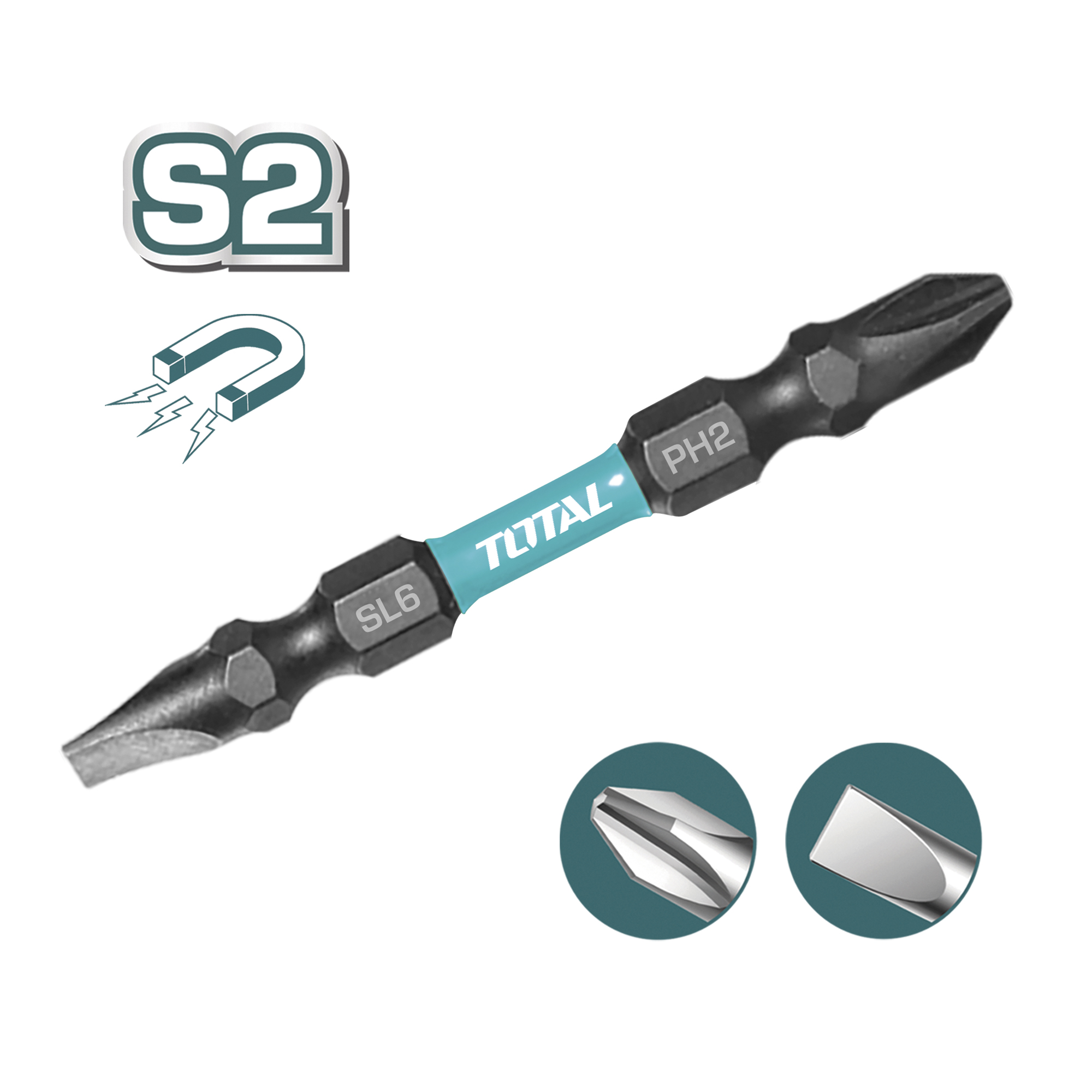 Embouts - PH2 / SL6  TACIM16HL133 | 65 mm