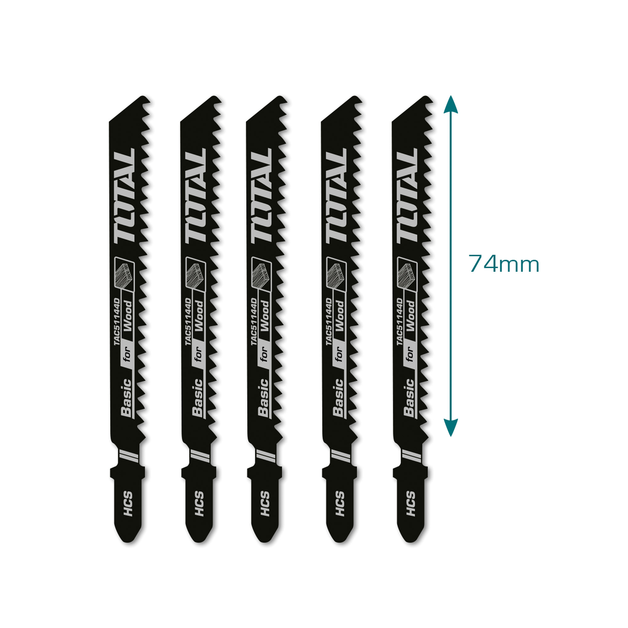 Lâminas de tico-tico TJSBT111C | 74 mm