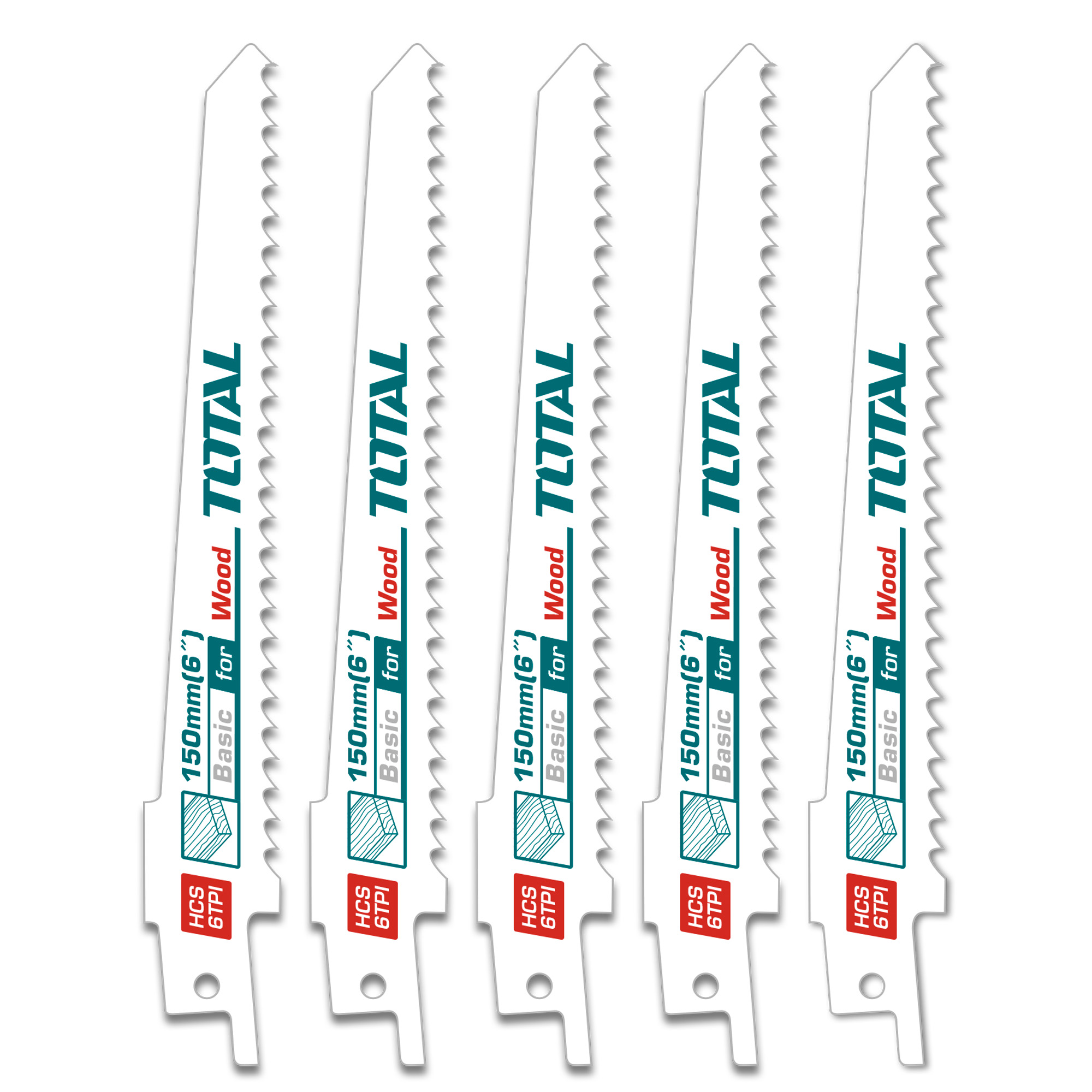 Lâminas de sabre TRSB611D | 150 x 19 x 1,2 mm