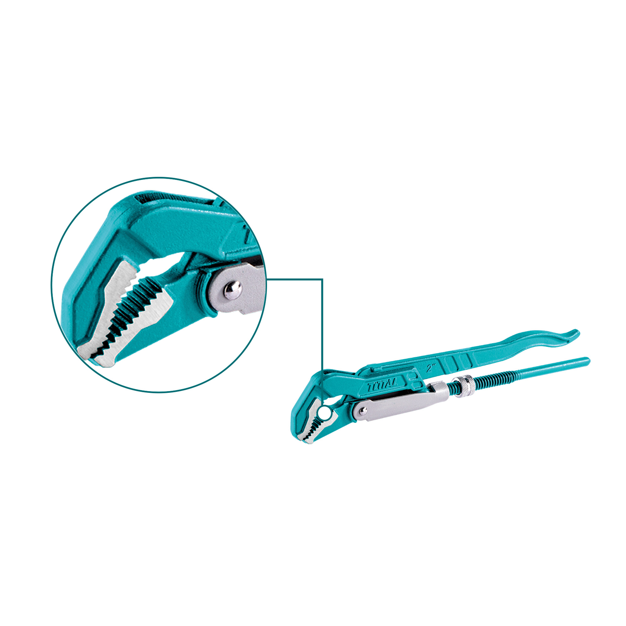 Chave de grifo sueca 45º THT172 | 2'' | Aço carbono