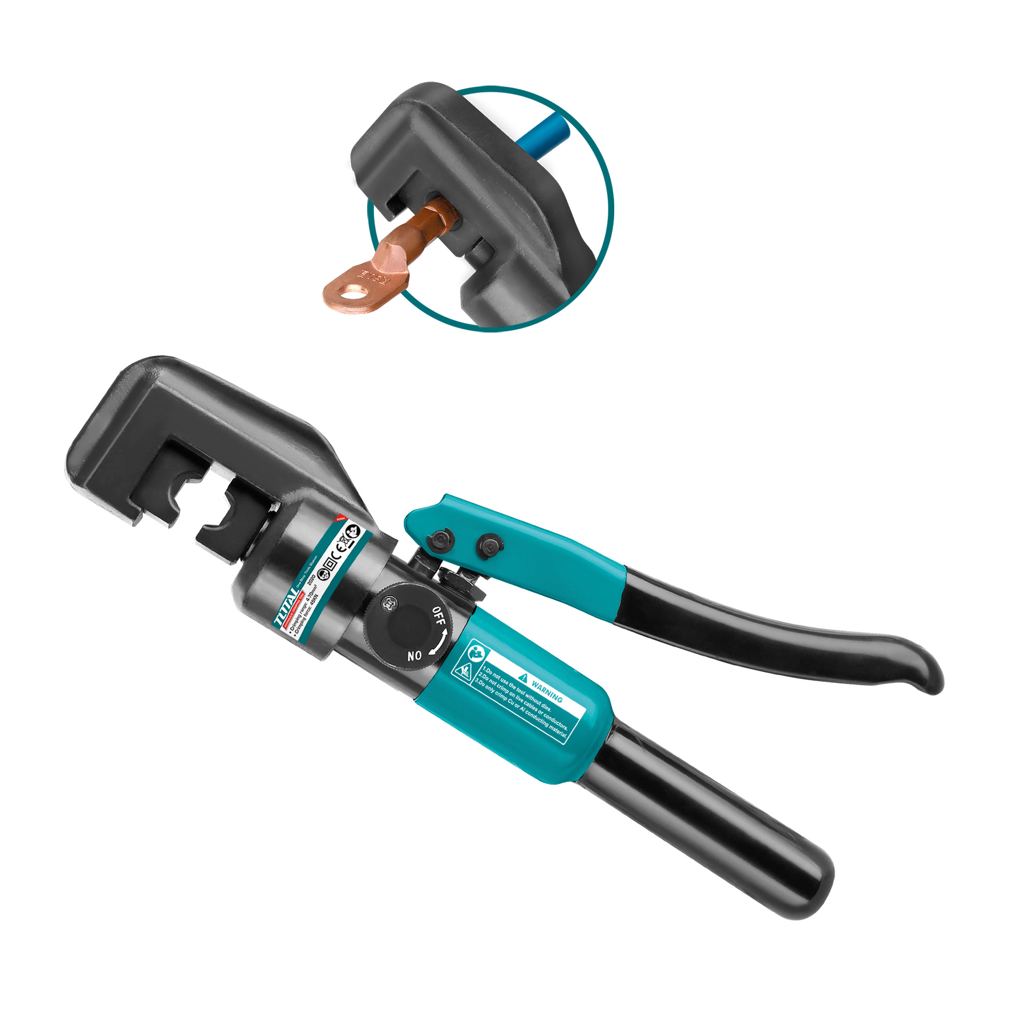 Hydraulic crimping tool THCT070 | 45 kN
