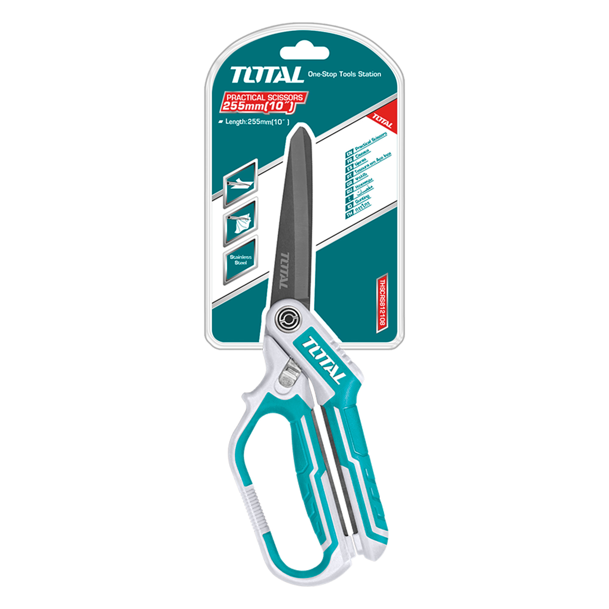 Tesoura multiusos titânio THSCRS832558 | 255 mm | Aço inoxidável