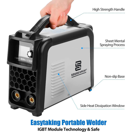 SOUDEXPERT - Máquina de soldar Inversor MMA+TIG LIFT 120A