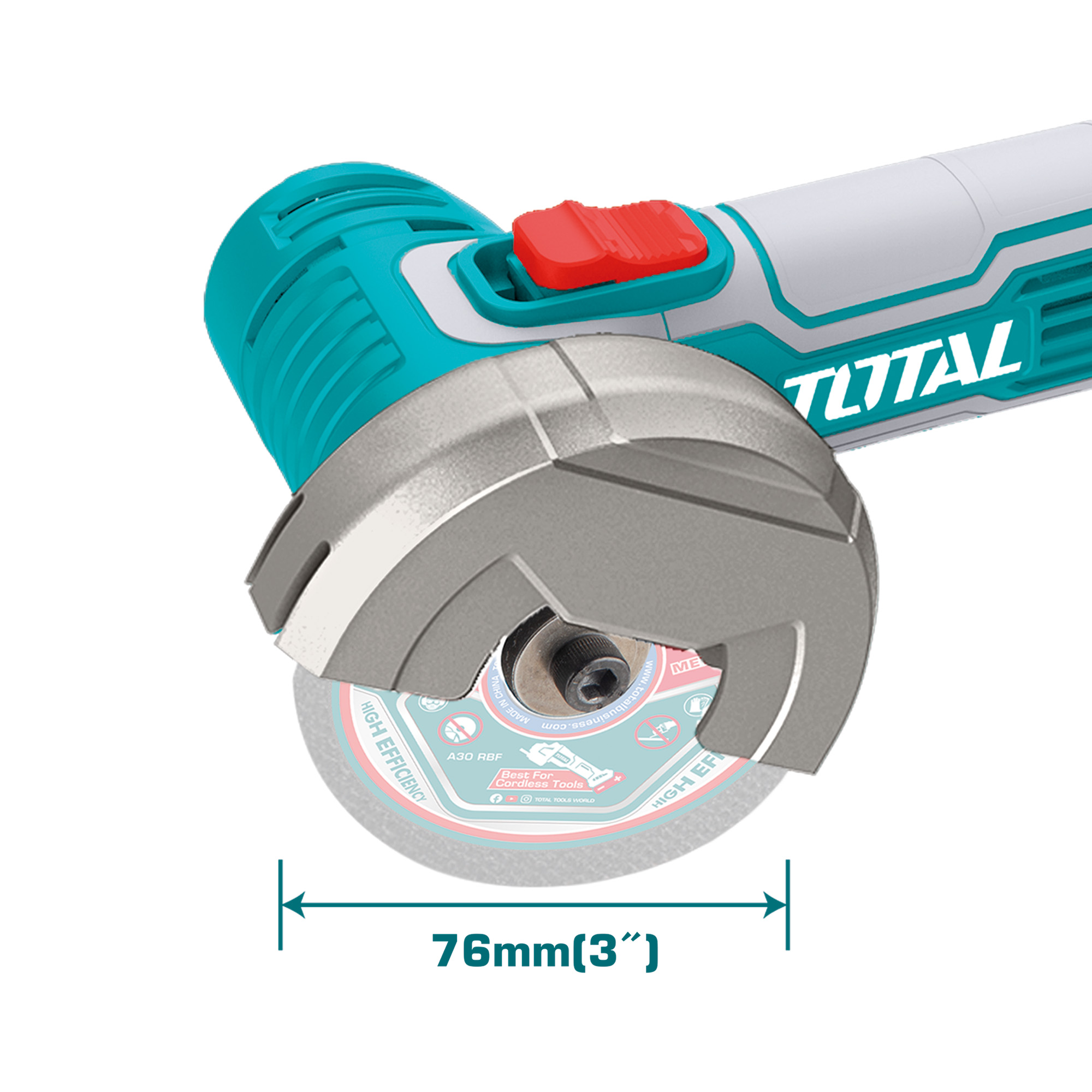 Mini rebarbadora angular a bateria TAGLI76011 | 20 V
