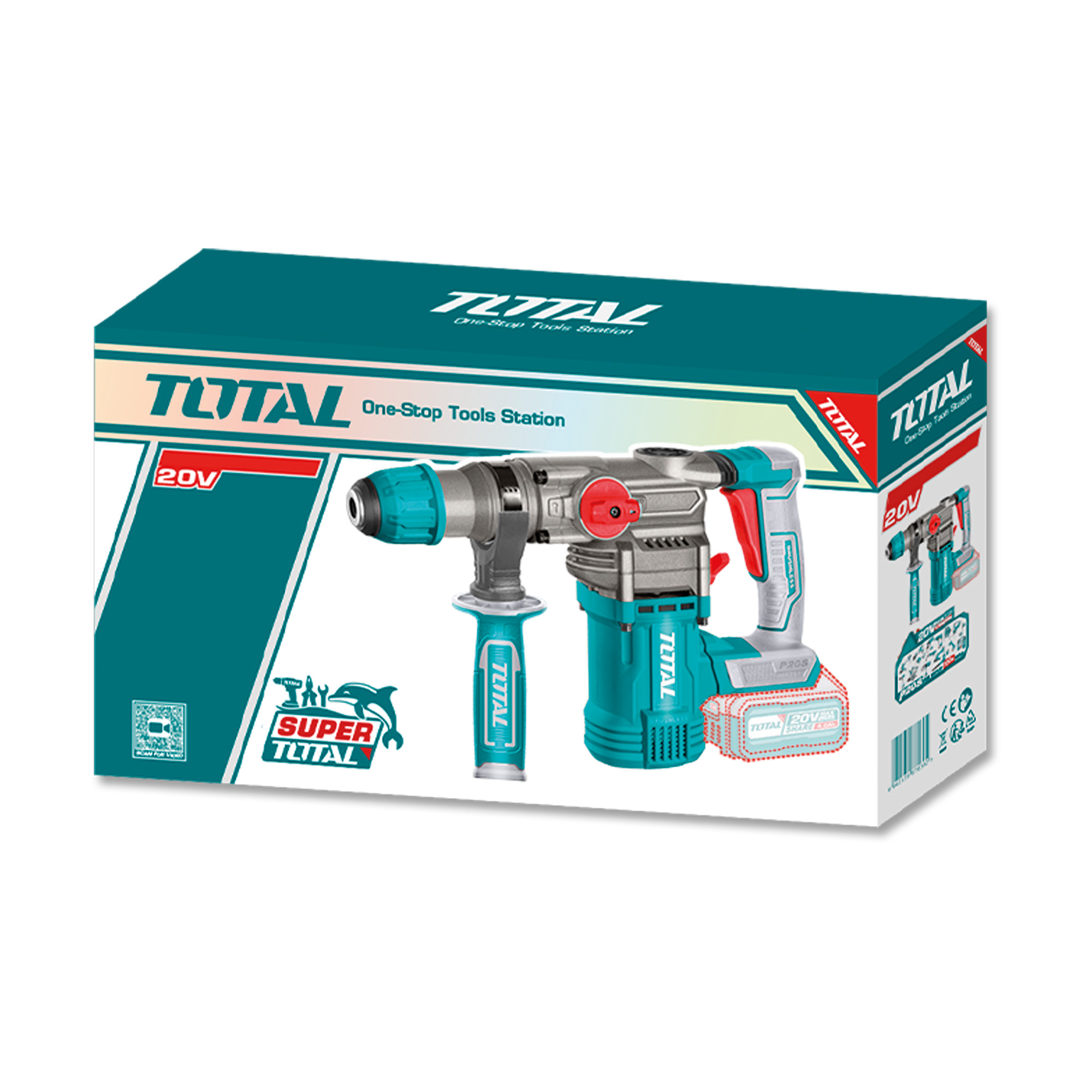 Martelo perfurador brushless a bateria TRHLI20288 | 20 V