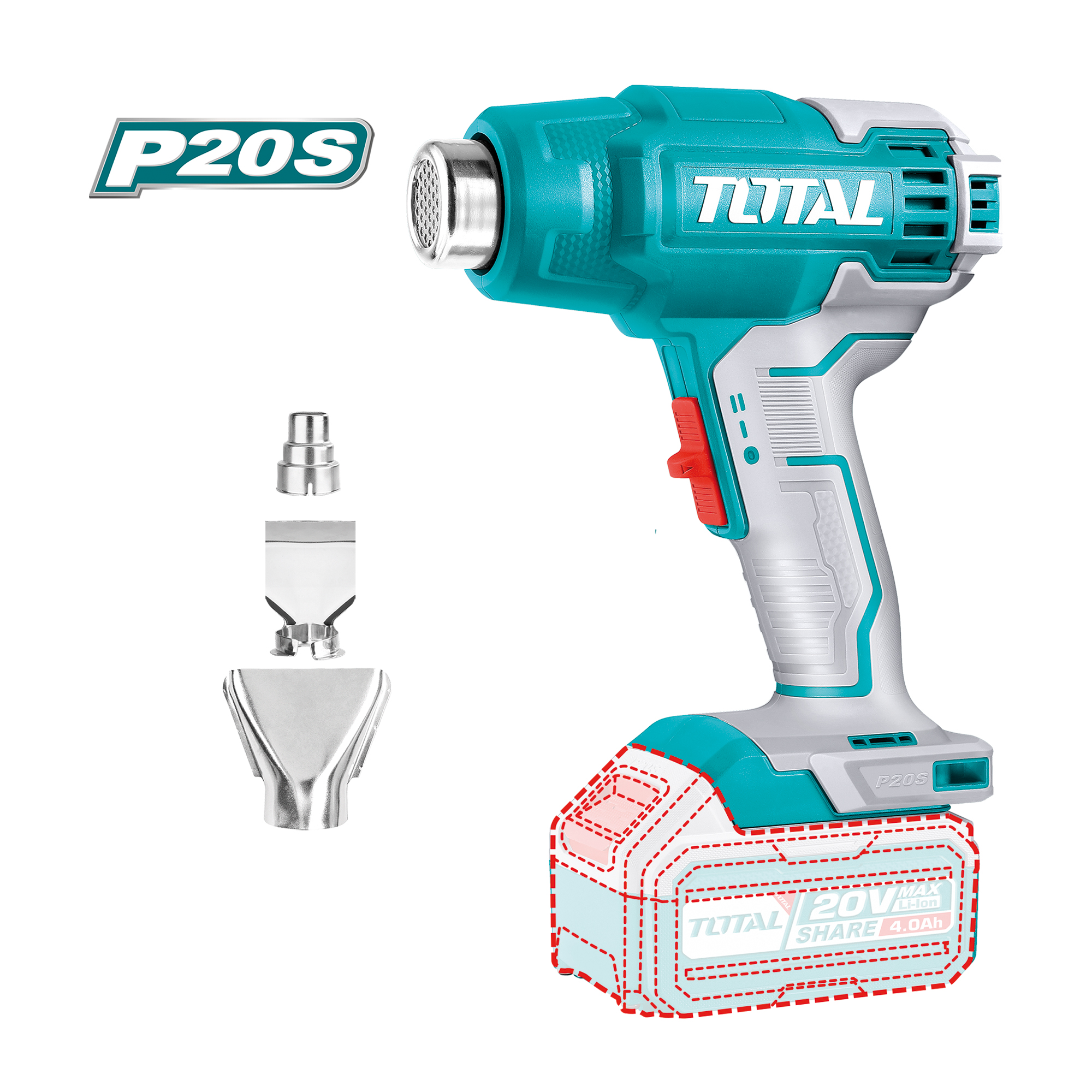 Decapador térmico a bateria TBLI2002 | 20 V