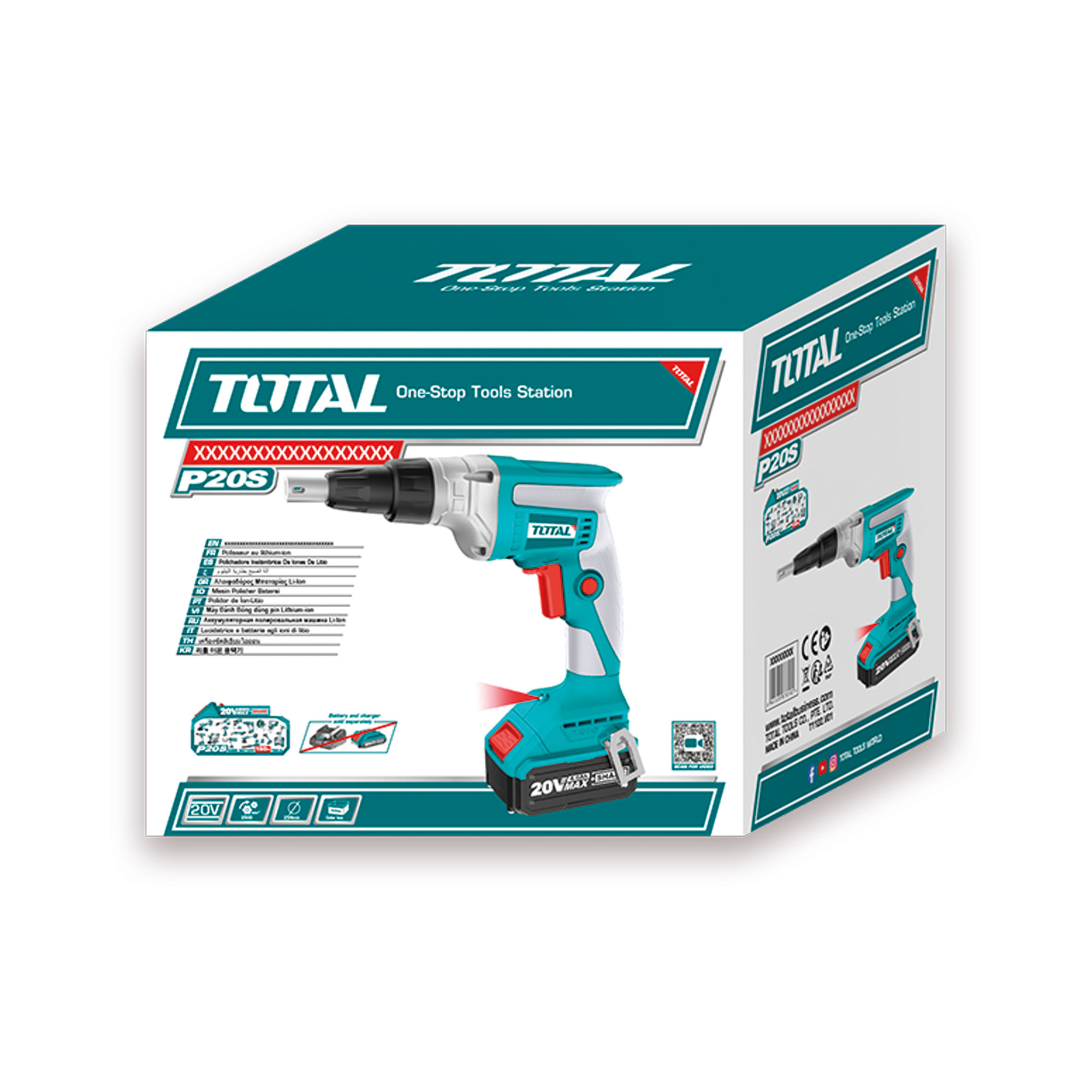 Aparafusadora para placas de gesso cartonado TDSLI2042006 | 20 V