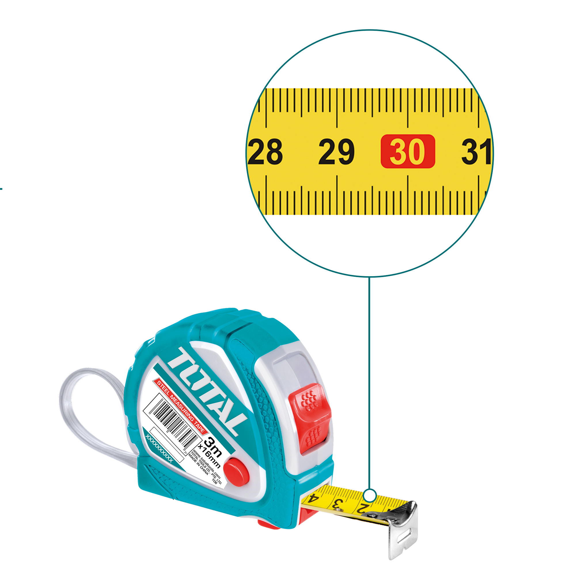 Fita métrica TMT1260 | 10 m x 25 mm