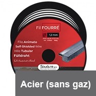 Bobine de fio fluxado (sem gás) para soldadura de AÇO