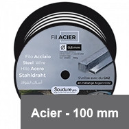 Bobina diâmetro 100 mm para soldadura de AÇO