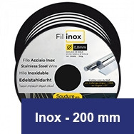 Bobine diâmetro 200 mm para soldadura INOX